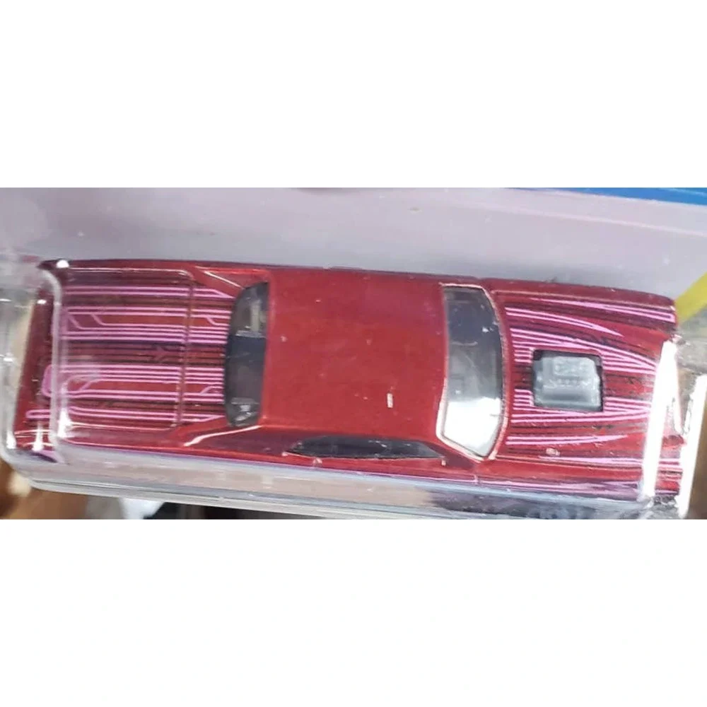 Hot Wheels 2021 Experimotors 7/10 Layin' Lowrider Red With Chrome 5 Spoke Wheels